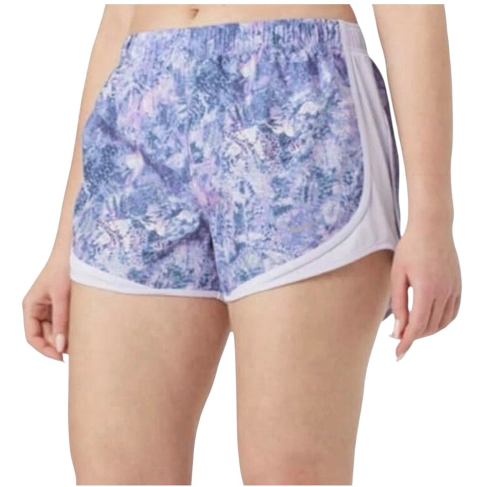 Nike‎ Women's Dri Fit Tempo Brief Lined Athletic Running Shorts Oxygen Purple